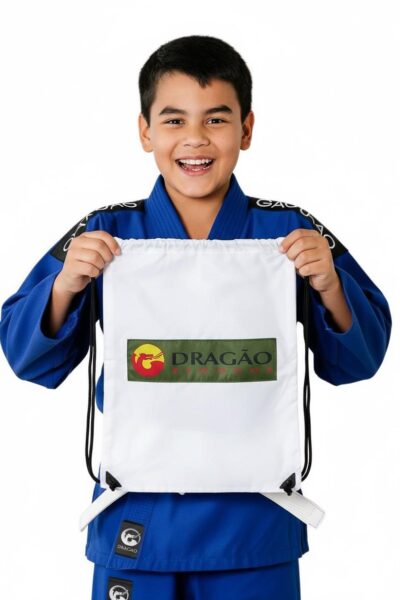 Kimono Judo Jiu Jitsu Infantil Kids Azul com faixa + Mochila Gratis