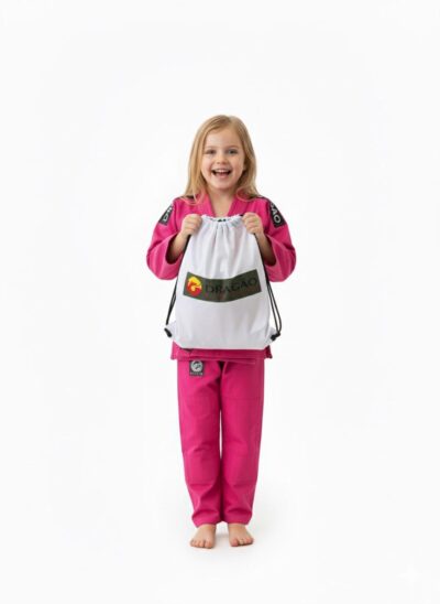 Kimono Judo Jiu Jitsu Infantil Kids Rosa+ faixa